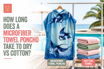 Microfiber Towel Poncho Dry Time vs Cotton