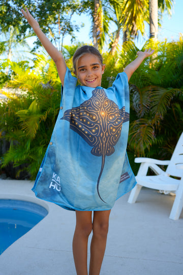 Hihimanu - Mini Premium Suede Microfiber Towel Poncho