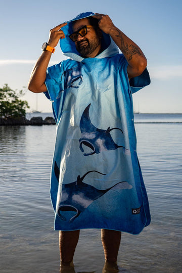 Hahalua - Max Premium Suede Microfiber Towel Poncho
