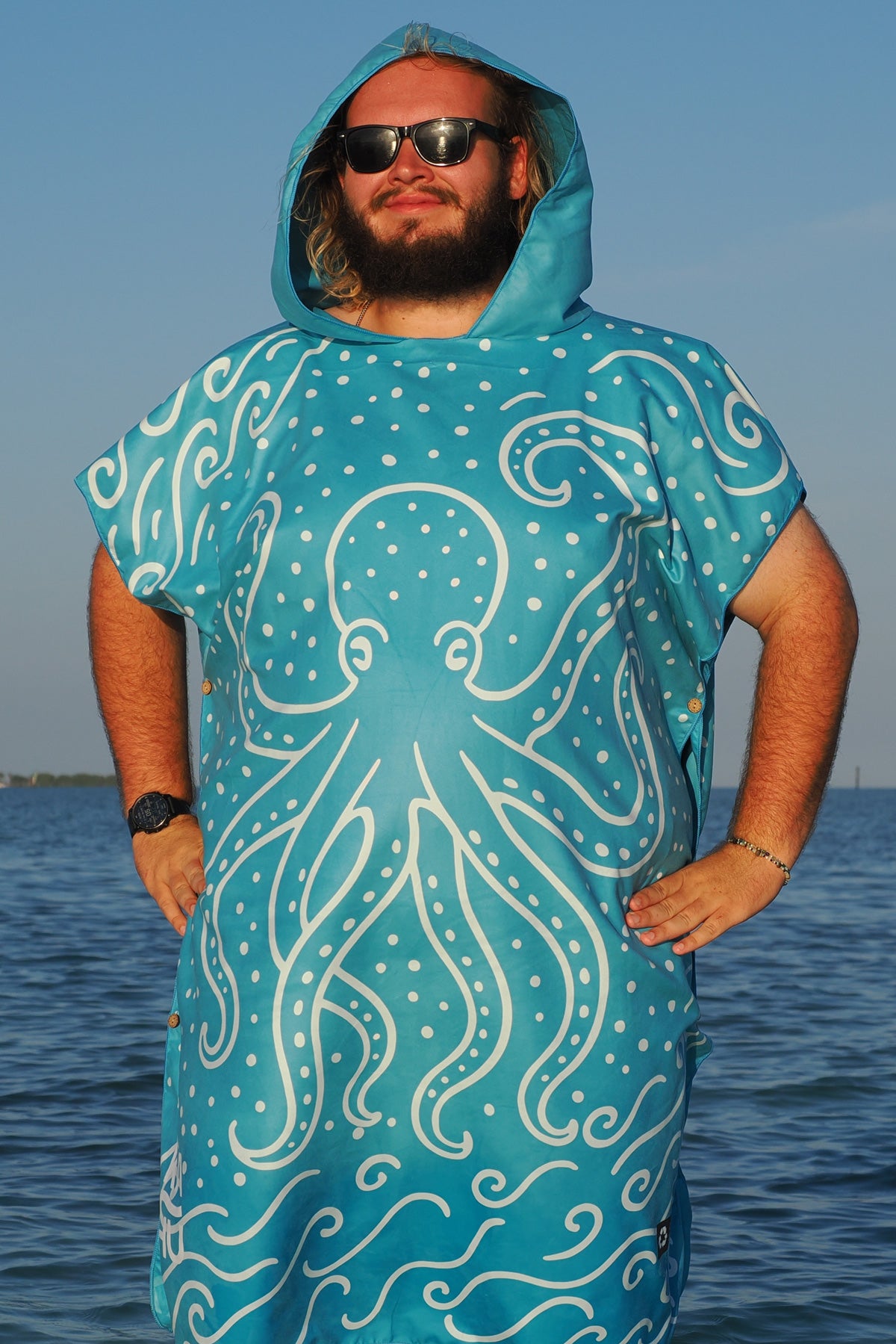 Lahui Hawaiian Tribal Towel Poncho | Beach Poncho | Kahu Tribe