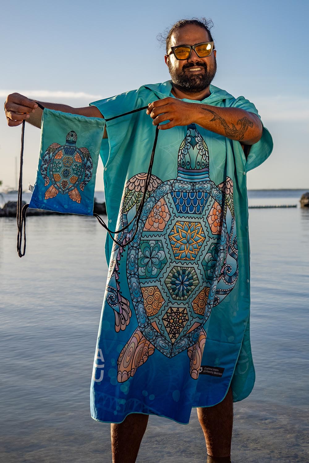 Honu - MAX Premium Suede Microfiber Towel Poncho
