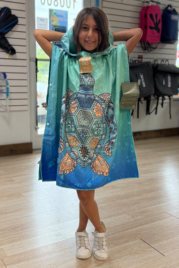 Honu - Mini Premium Suede Microfiber Towel Poncho