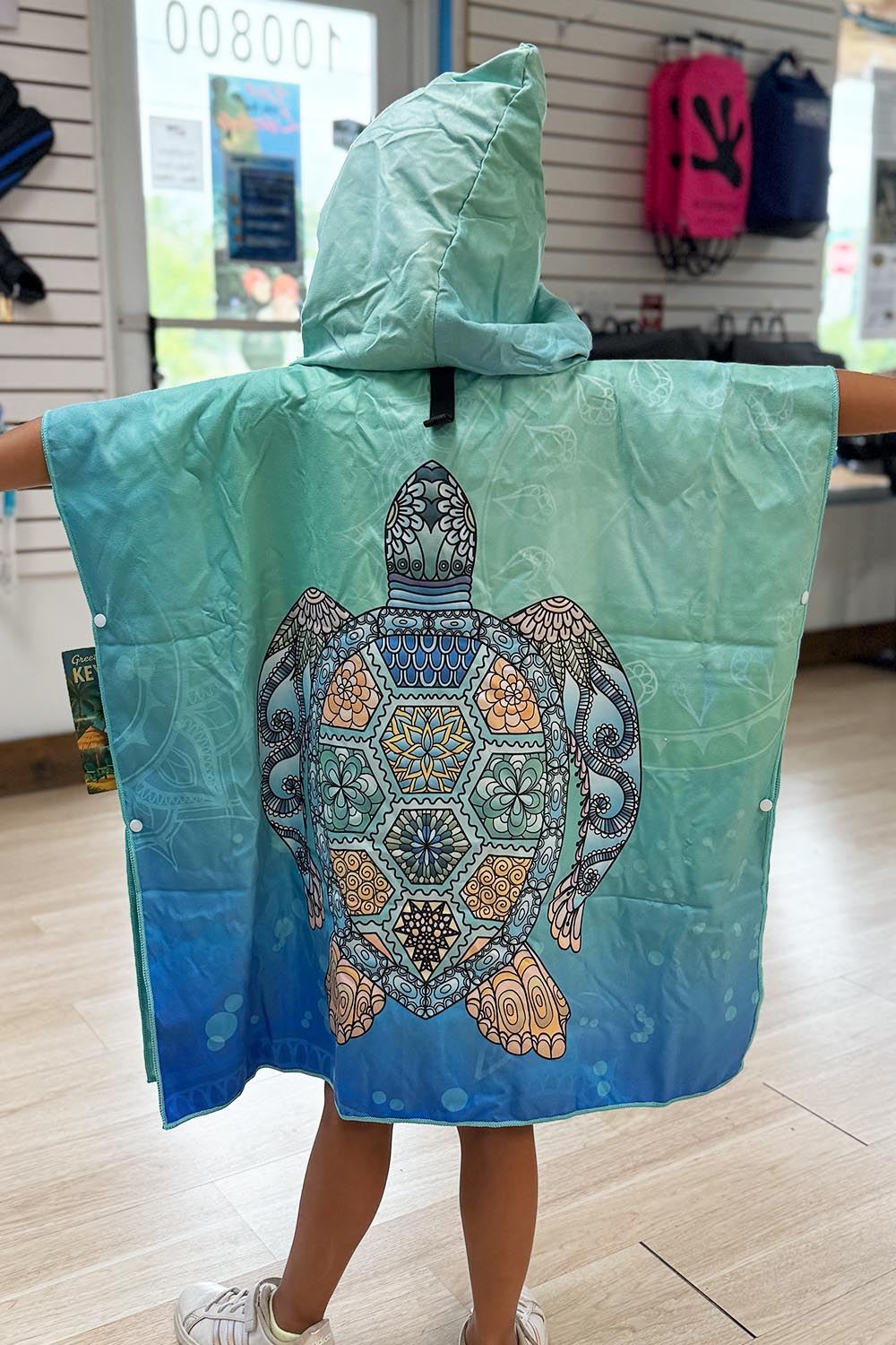 Honu - Mini Premium Suede Microfiber Towel Poncho