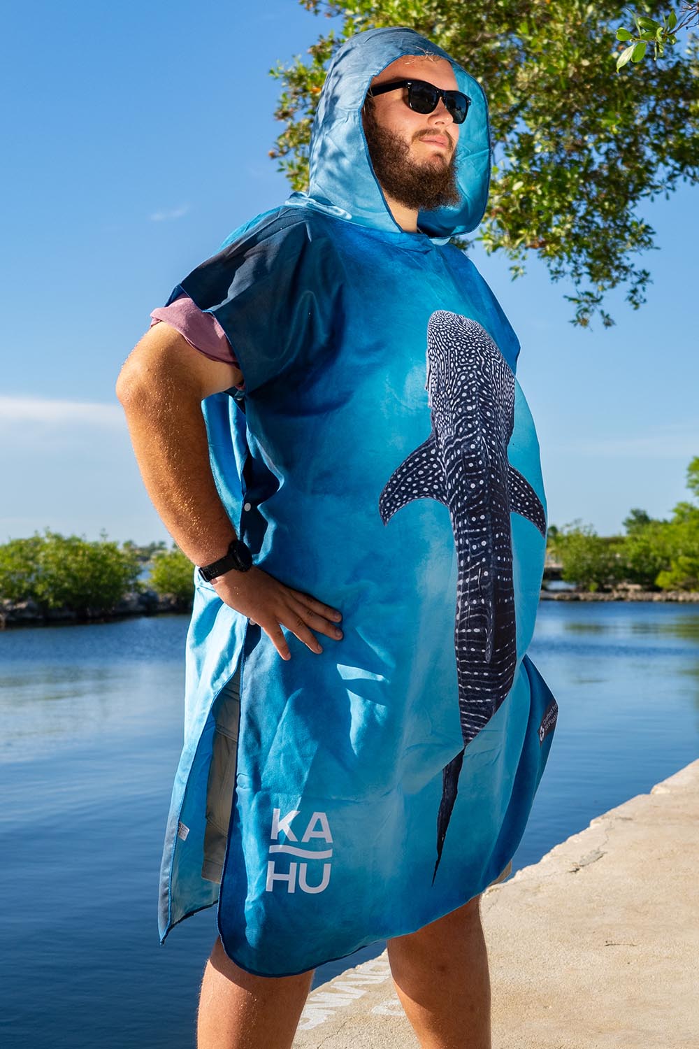 Lelewaʻa - Max Premium Suede Microfiber Towel Poncho