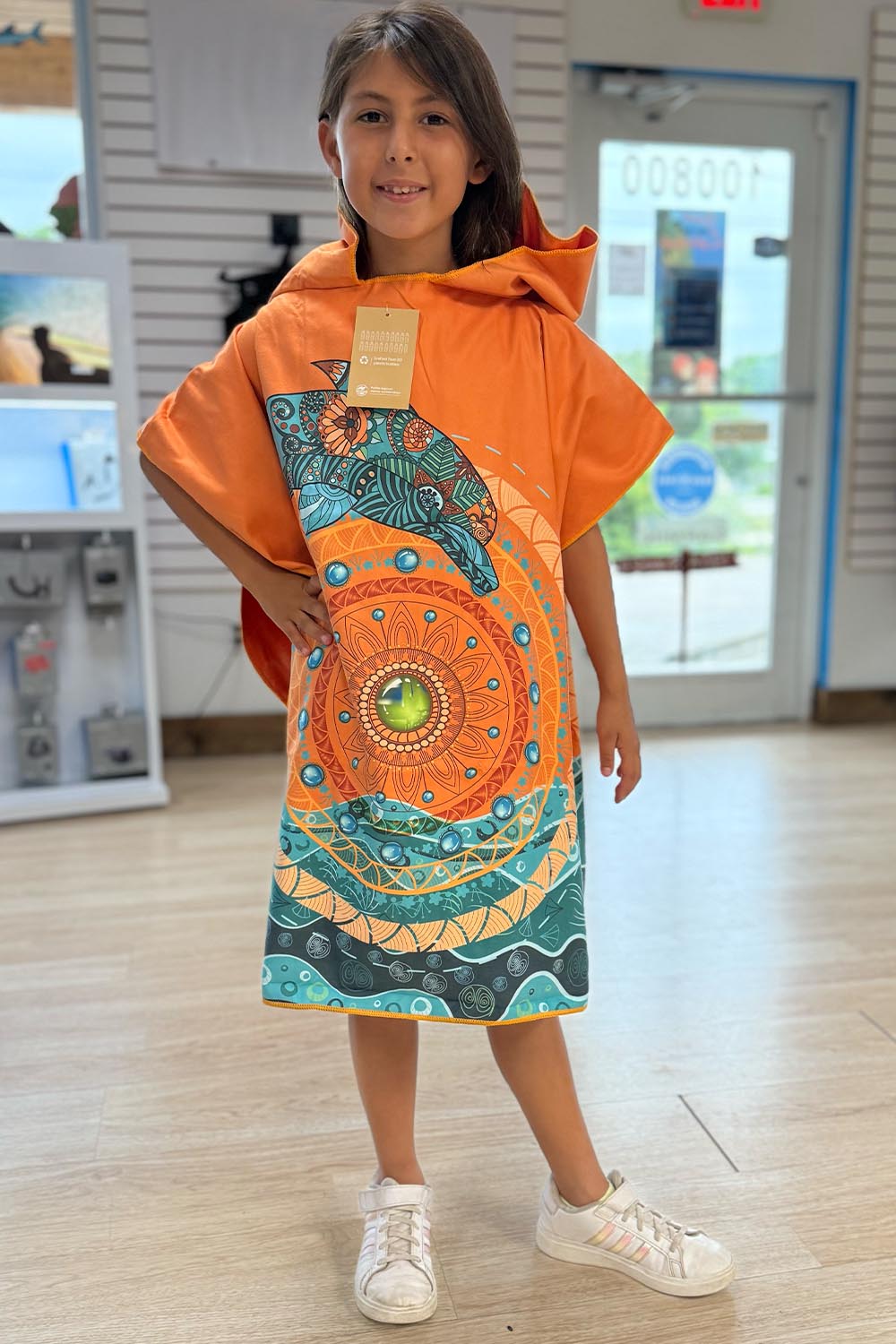 Nai'a - Mini Premium Suede Microfiber Towel Poncho