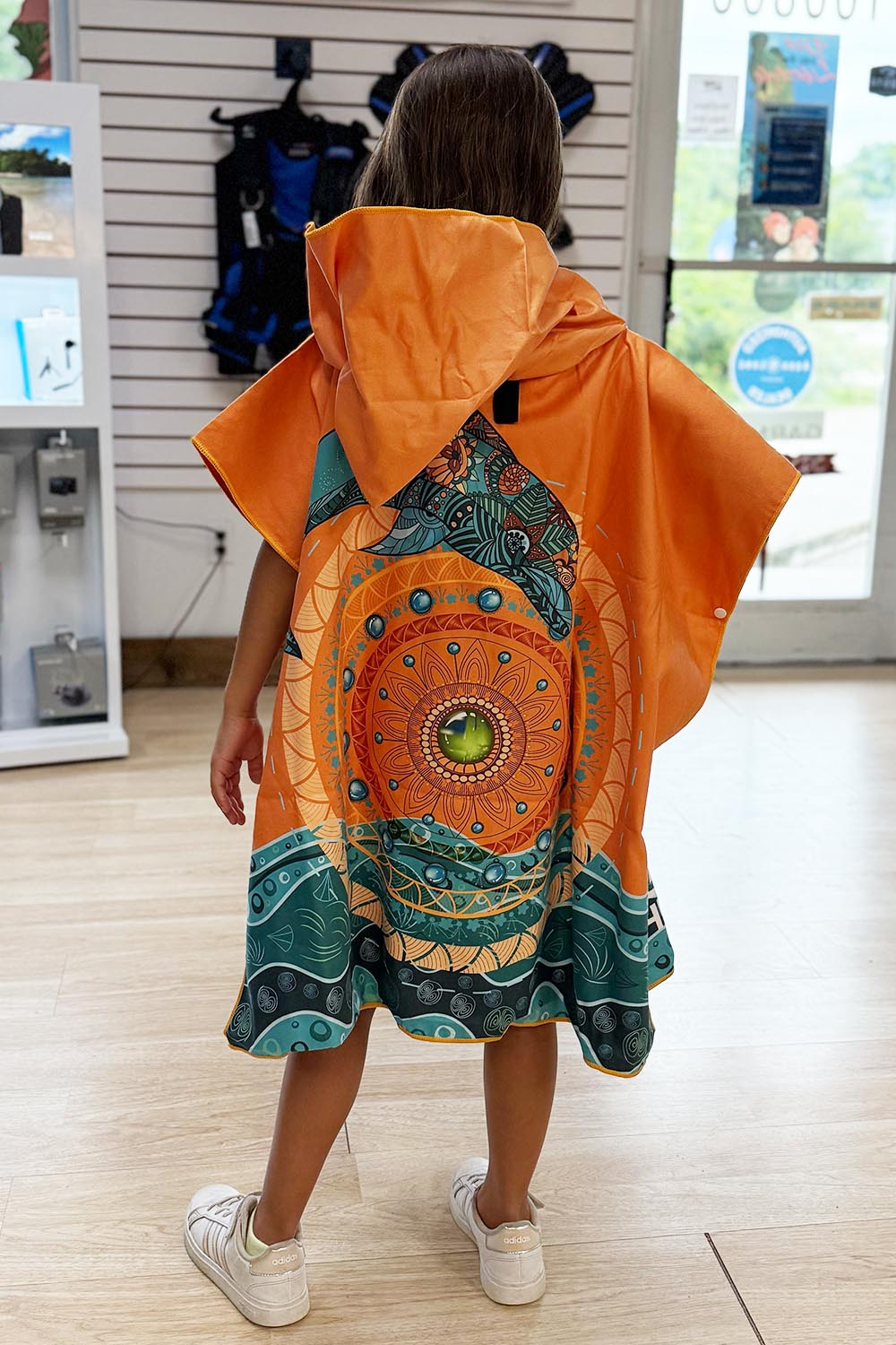 Nai'a - Mini Premium Suede Microfiber Towel Poncho