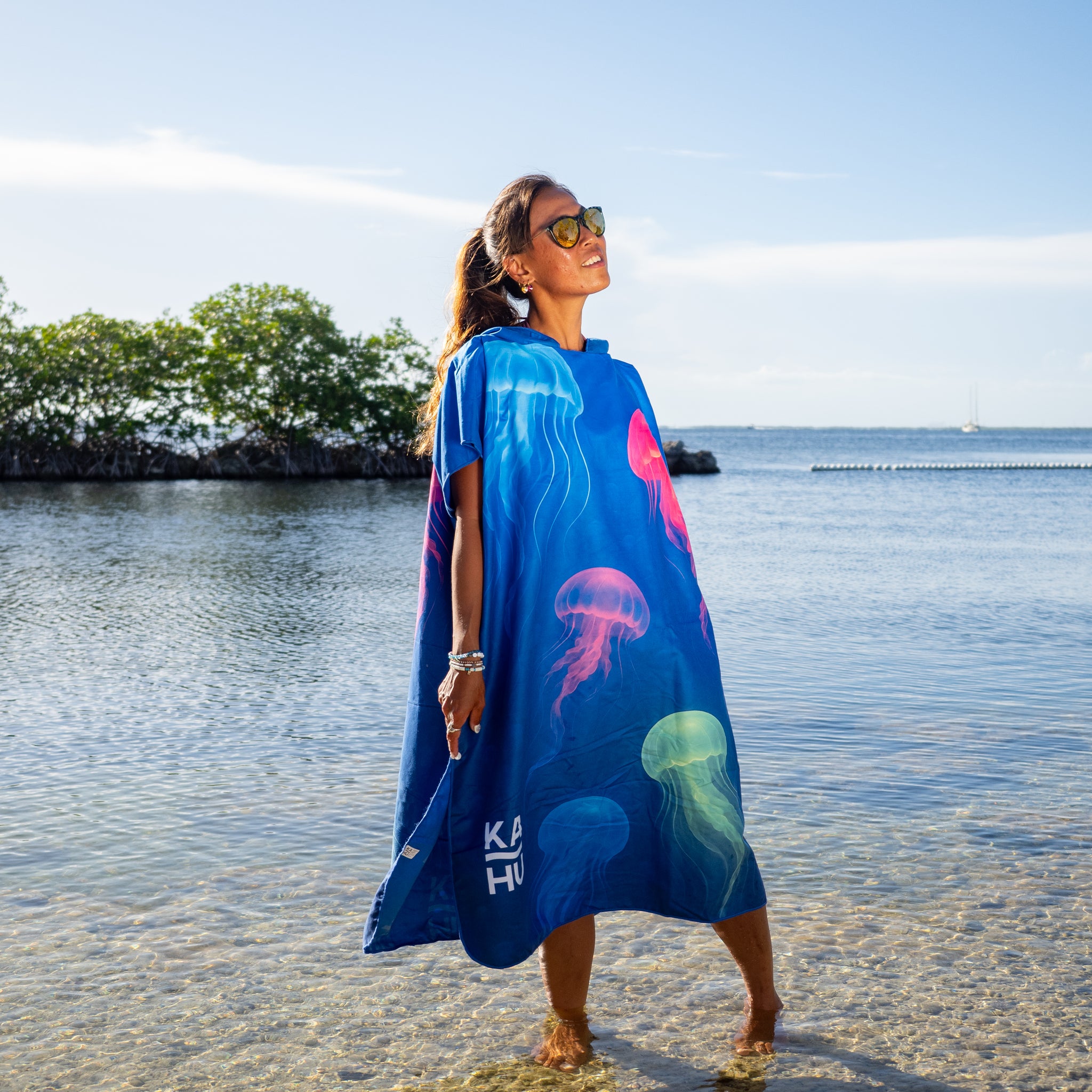 Pololia - Premium Suede Microfiber Towel Poncho