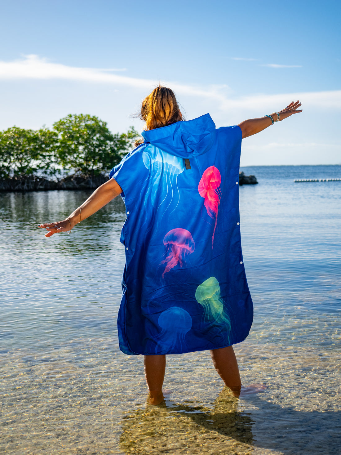 Pololia - Premium Suede Microfiber Towel Poncho